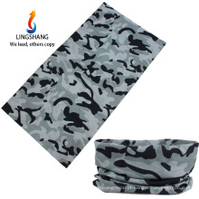 LINGSHANG personalizado multifuncional headwear impresso bandana esportes bandana